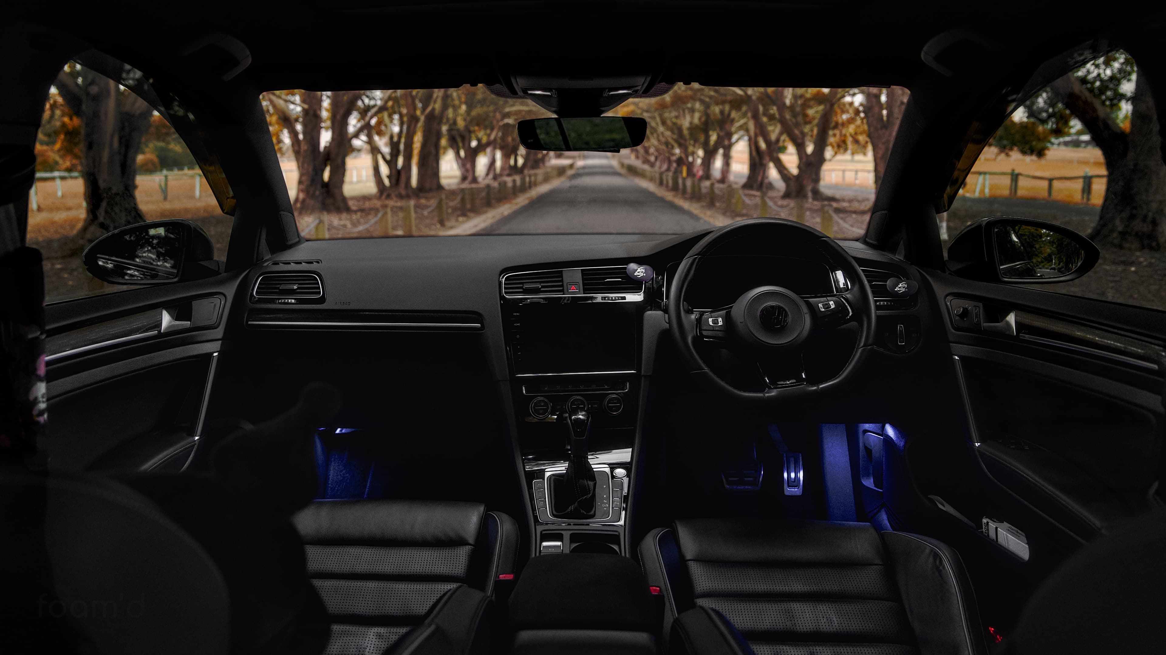 Interior cockpit shot