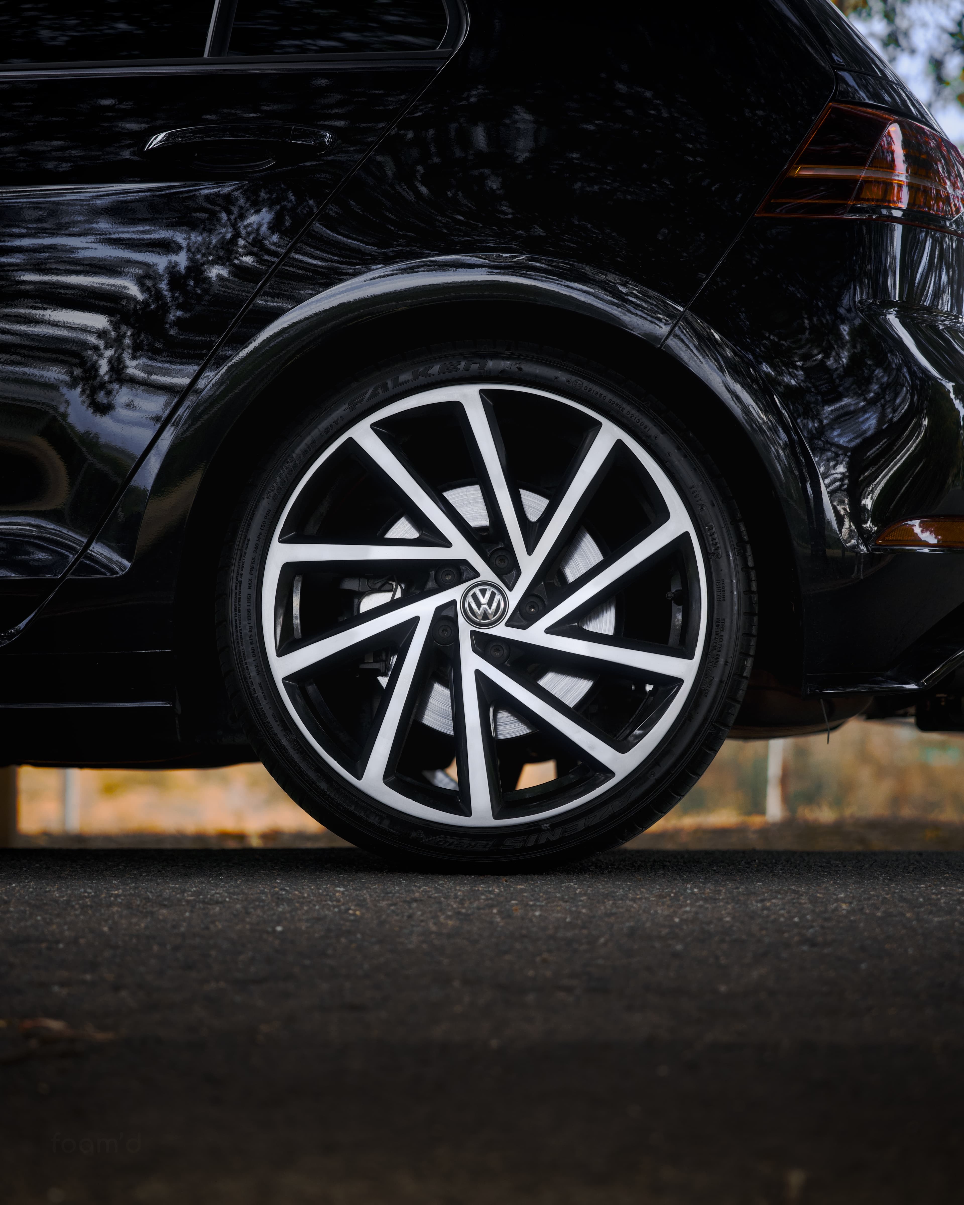 Wheel detail close-up